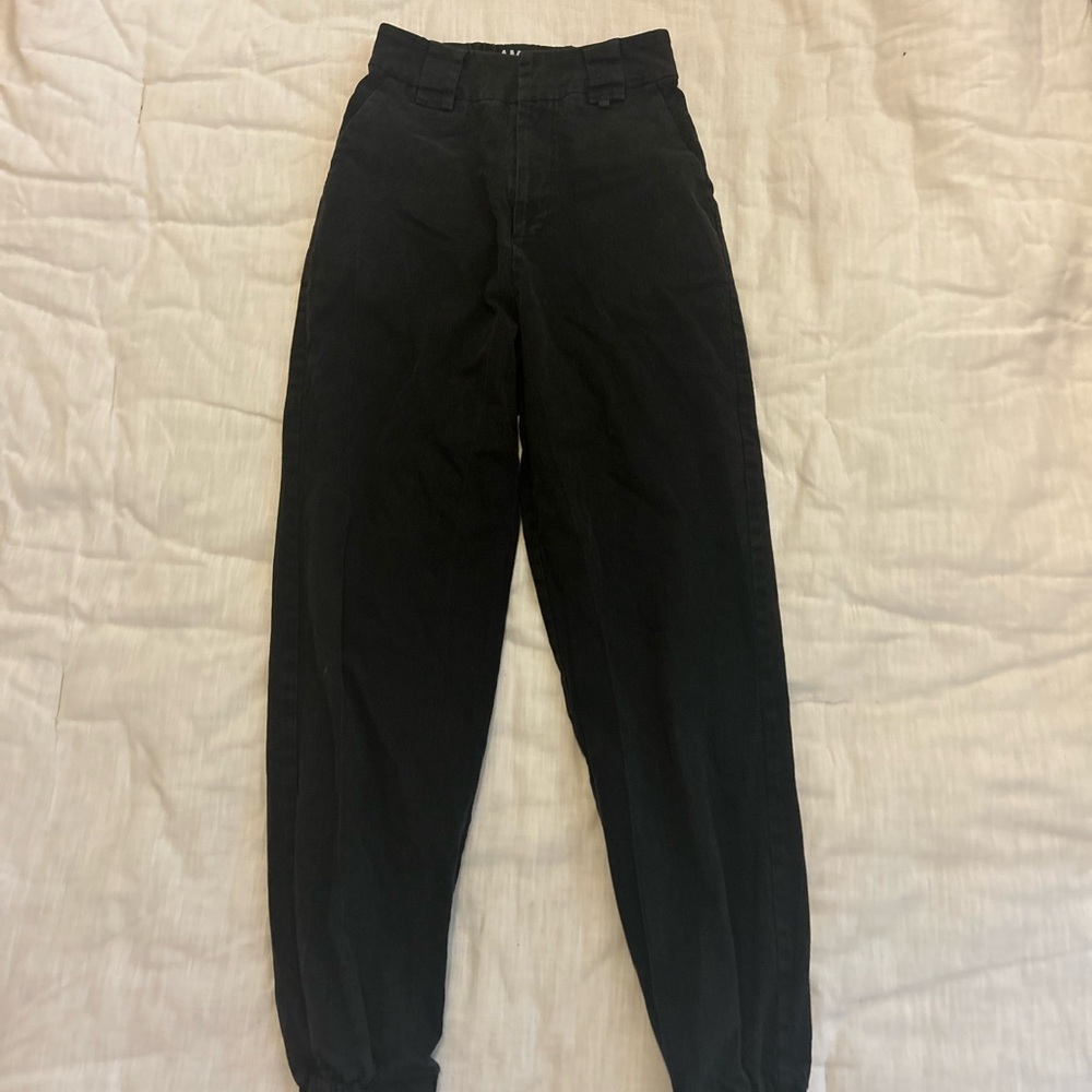 I.AM.GIA Black Pants with Jogger Styled Bottoms